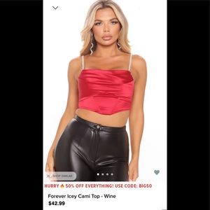 Fashion Nova corset top